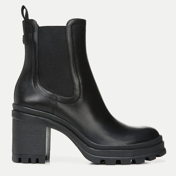 $500 VERONICA BEARD Winnie Combat Bootie PLATFORM BLACK LEATHER 11 (MG8)
